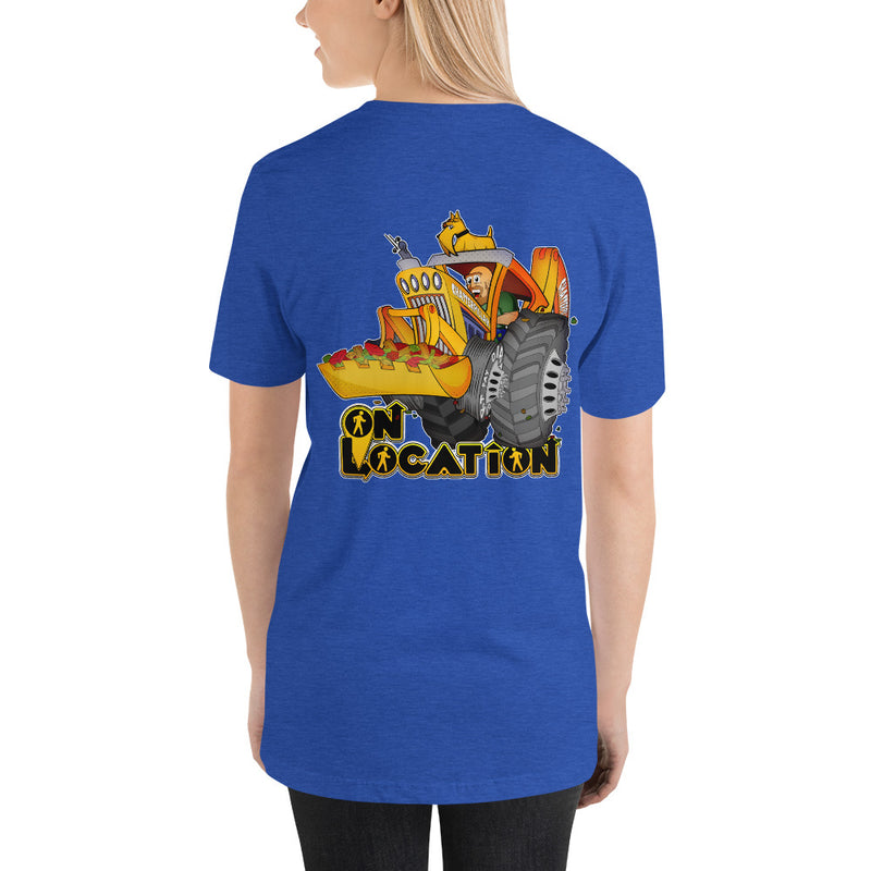 Plush Diamond Mining Unisex Shirt -  Back Graphic (multiple colors)