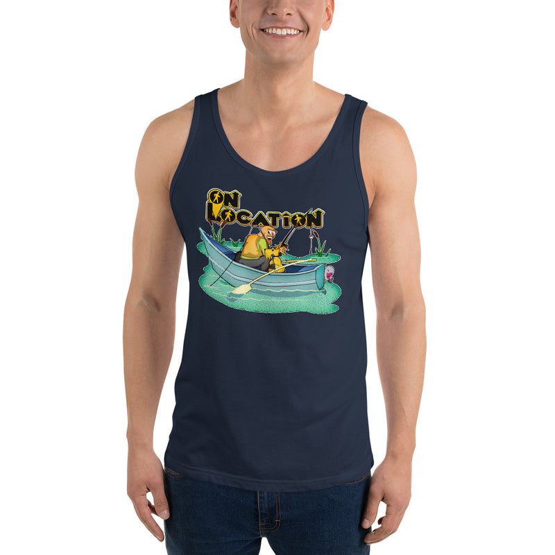Fishing Unisex Tank Top (multiple colors)