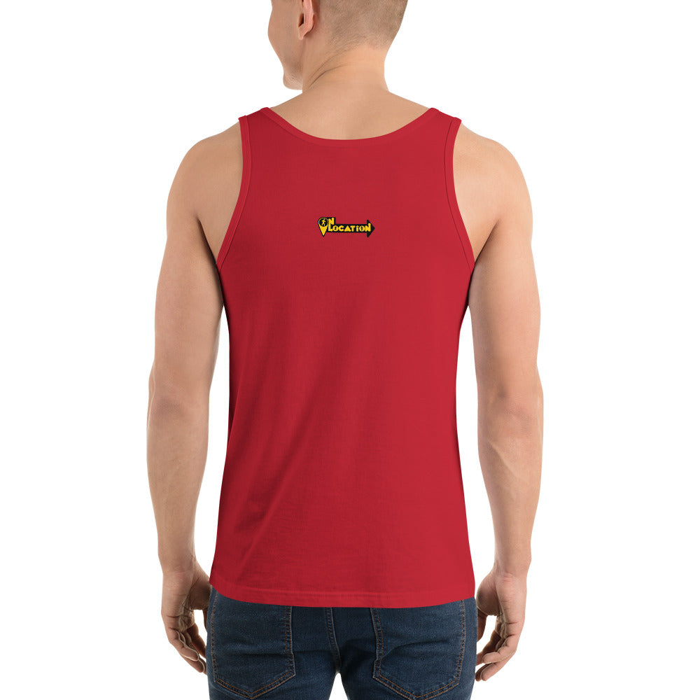 Sterling the Outdoor Adventure Host Unisex Tank Top (multiple colors)