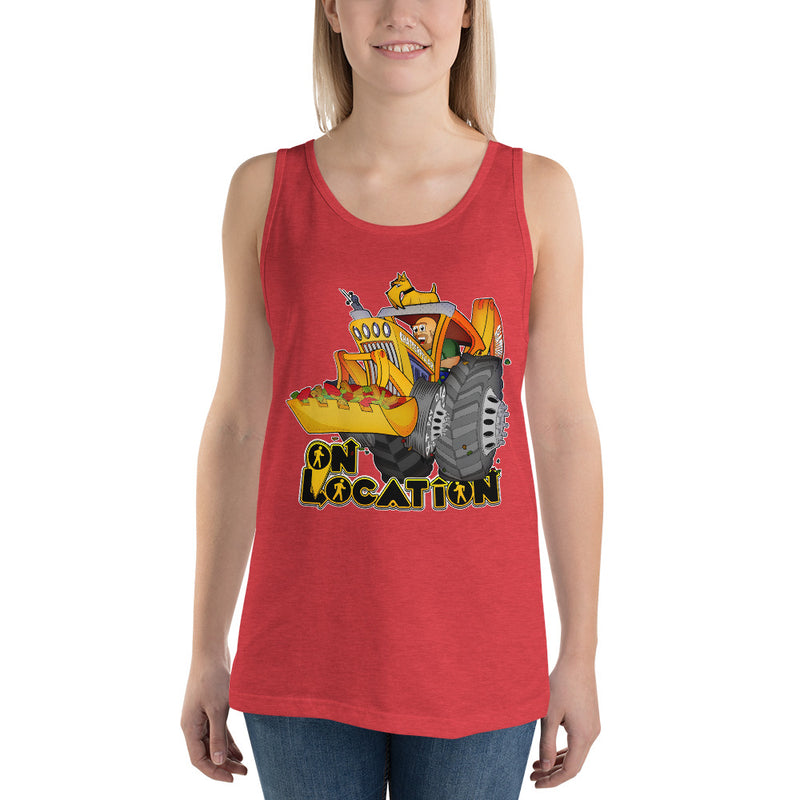 Plush Diamond Mining Unisex Tank Top (multiple colors)