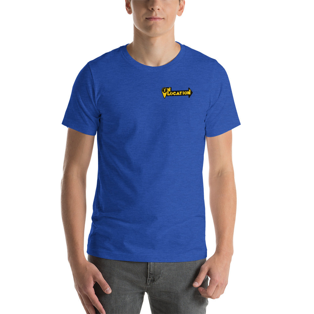 Mountain Biking Unisex Shirt - Back Graphic (multiple colors)
