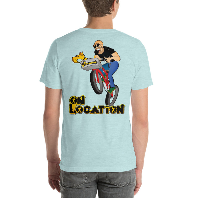 Mountain Biking Unisex Shirt - Back Graphic (multiple colors)