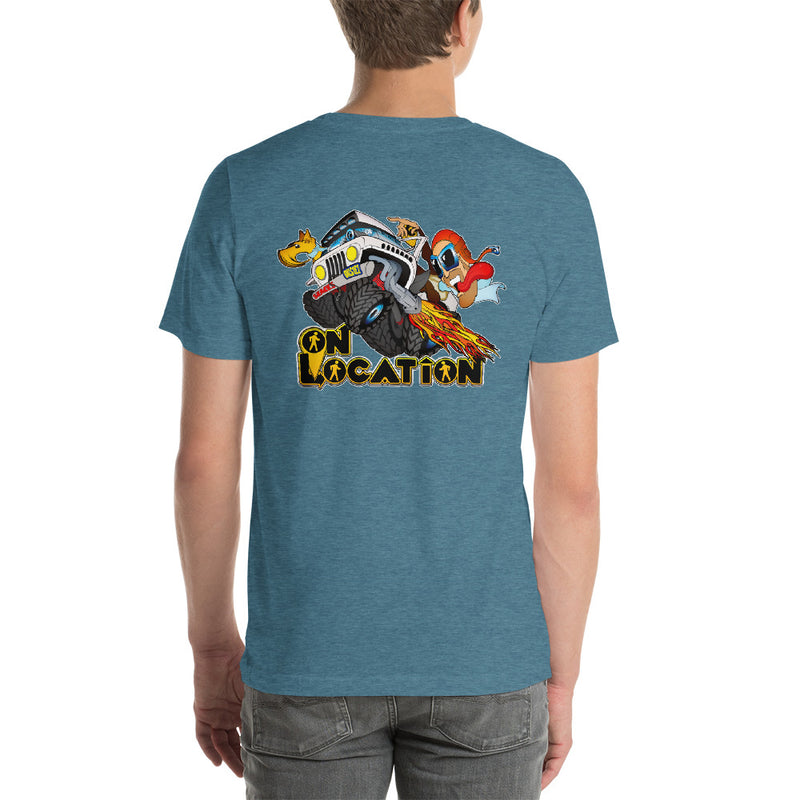 4x4 Rock Crawling Unisex Shirt - Back Graphic (multiple colors)