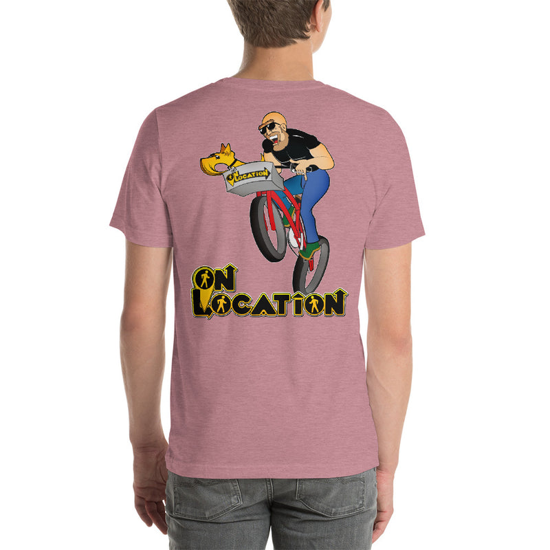 Mountain Biking Unisex Shirt - Back Graphic (multiple colors)