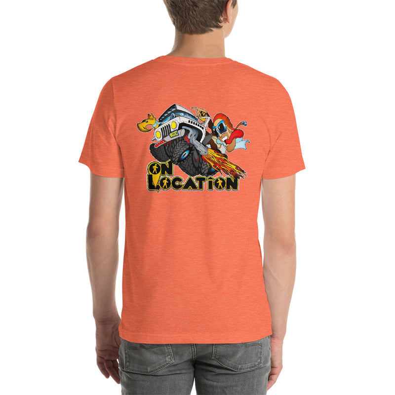 4x4 Rock Crawling Unisex Shirt - Back Graphic (multiple colors)