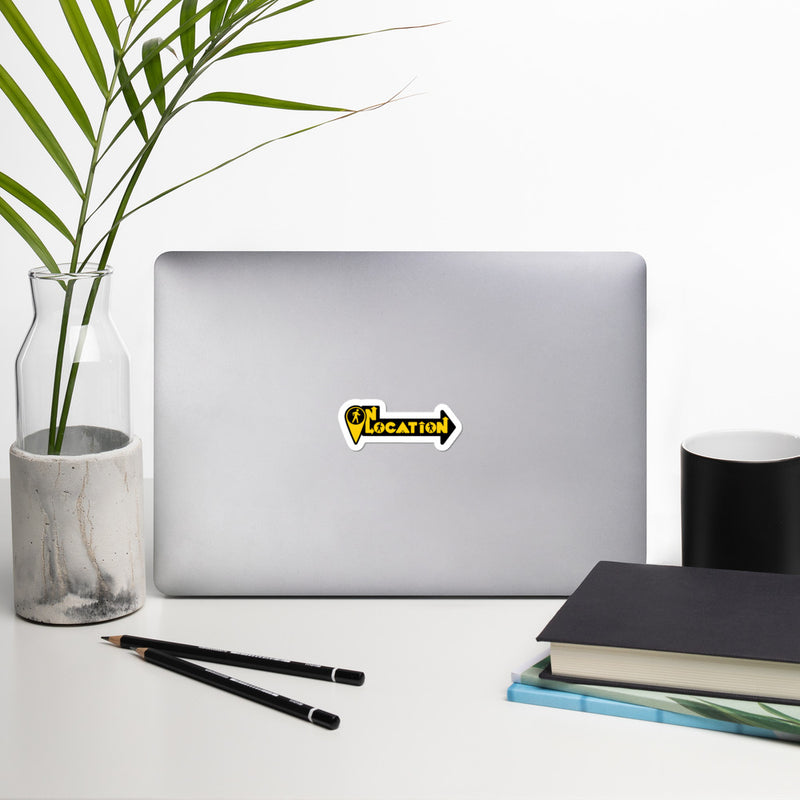 On Location Logo Stickers (multiple sizes)