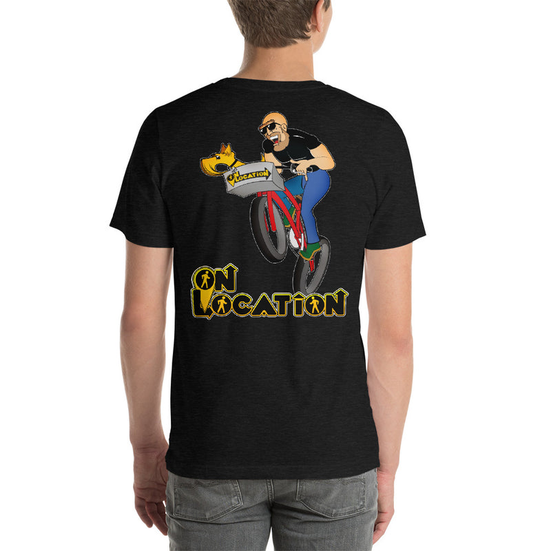 Mountain Biking Unisex Shirt - Back Graphic (multiple colors)