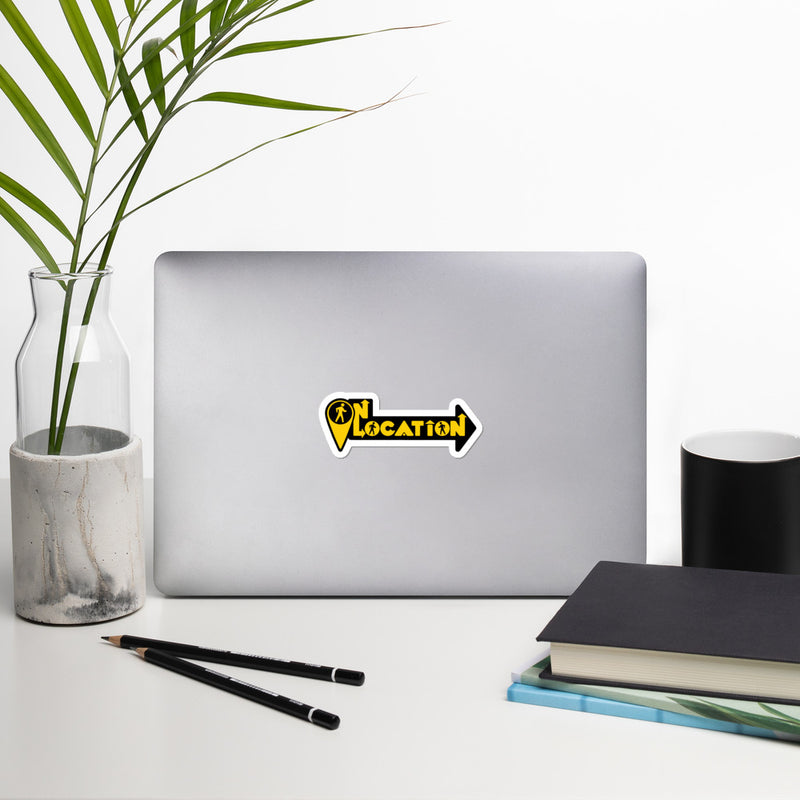 On Location Logo Stickers (multiple sizes)