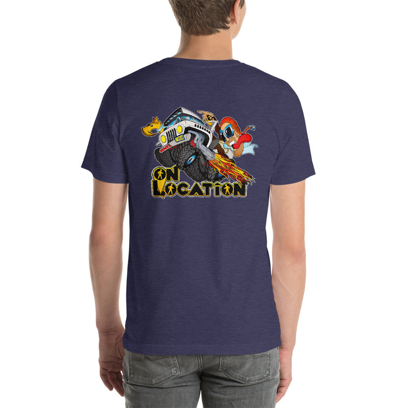 4x4 Rock Crawling Unisex Shirt - Back Graphic (multiple colors)