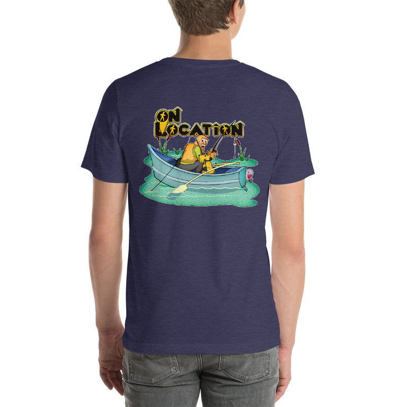 Fishing Unisex Shirt - Back Graphic (multiple colors)