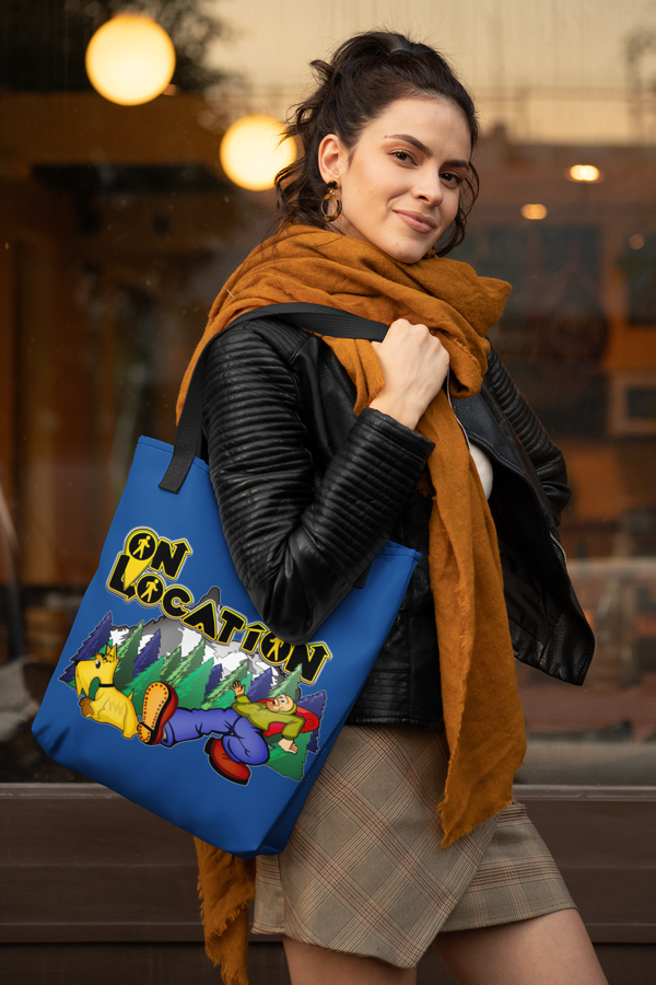 Keep On Hiking Tote (dark blue)